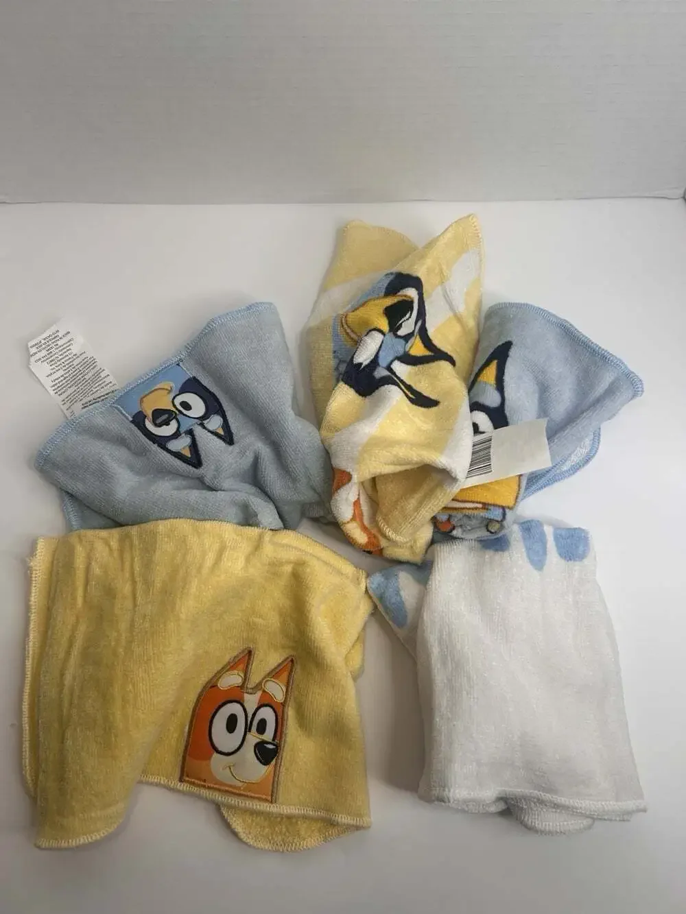 Bluey 5pk Kids Cotton Washcloths